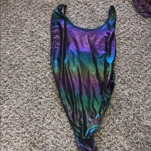 Colorful festival bodysuit